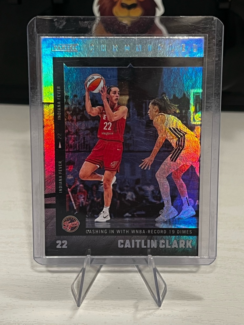 Cailtin Clark silver holo card